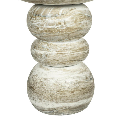 LH Home Temple Concrete Outdoor Side Table