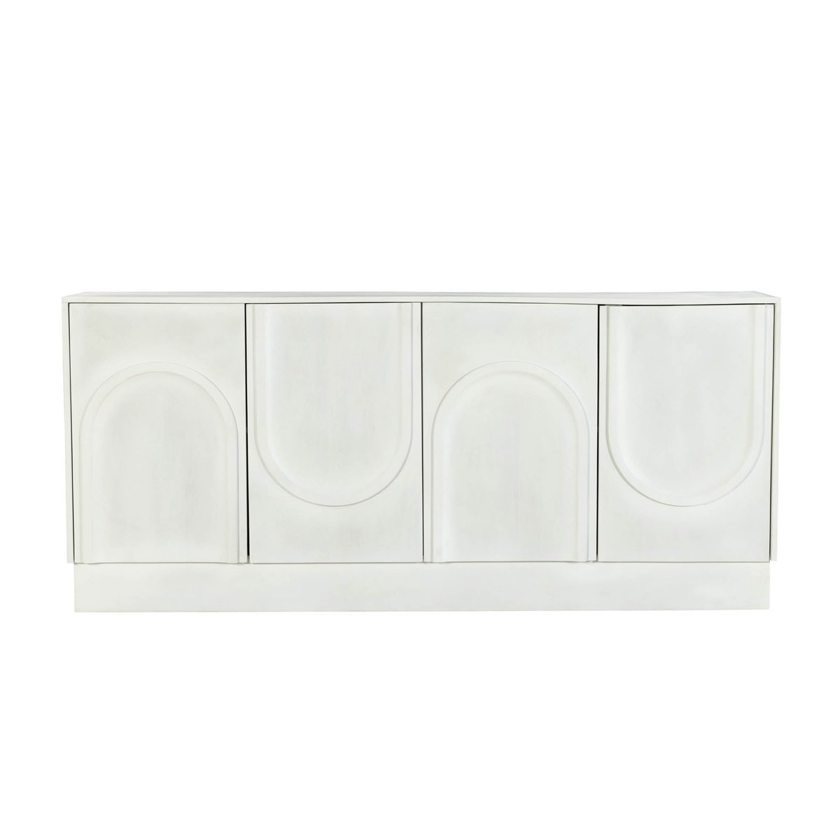 LH Home Tempo Wooden White Sideboard