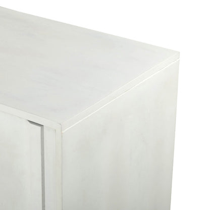 LH Home Tempo Wooden White Sideboard