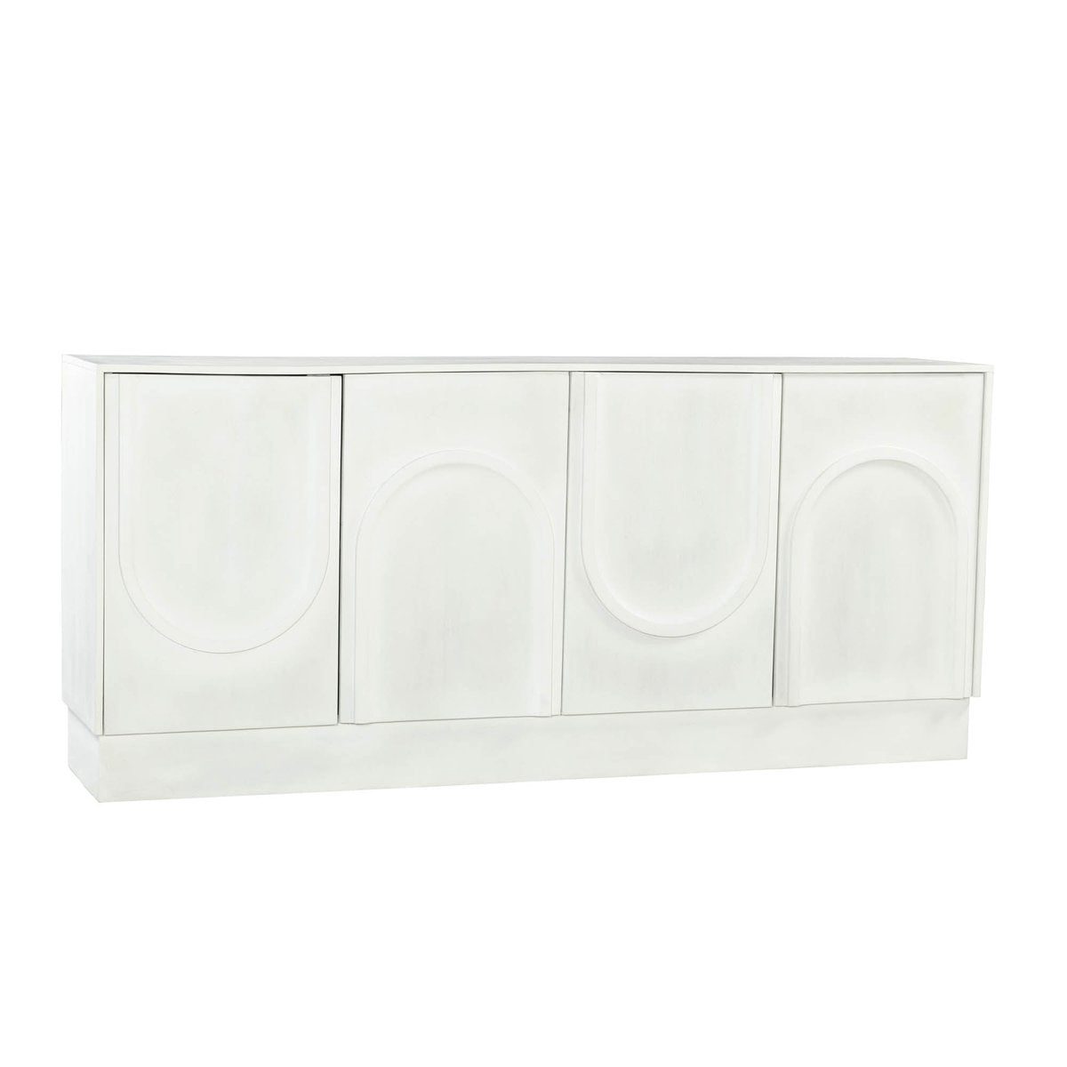 LH Home Tempo Wooden White Sideboard