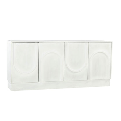 LH Home Tempo Wooden White Sideboard