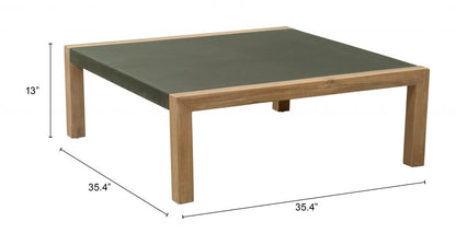 Zuo Modern Teras Terrazzo Top Square Coffee Table