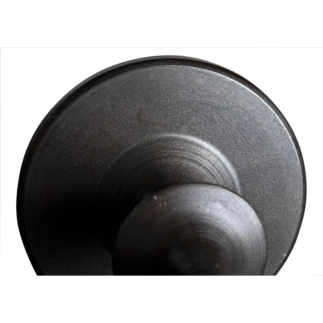 Noir Terni Iron Round Side Table