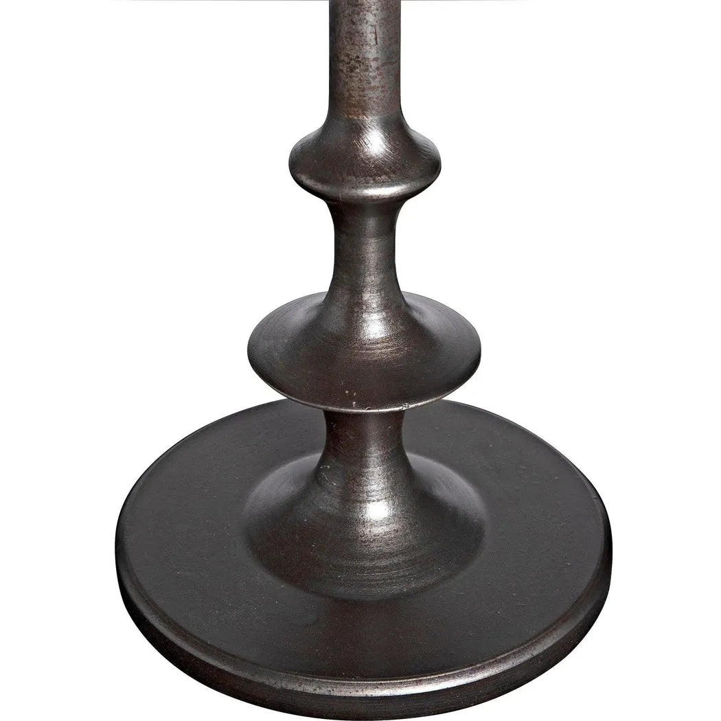 Noir Terni Iron Round Side Table