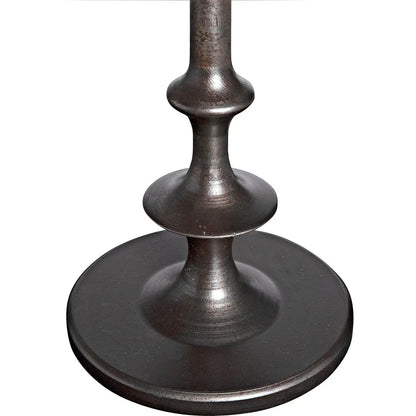 Noir Terni Iron Round Side Table
