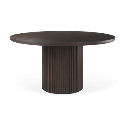 Terra Fluted Dining Table Set with Sloan Cabinet