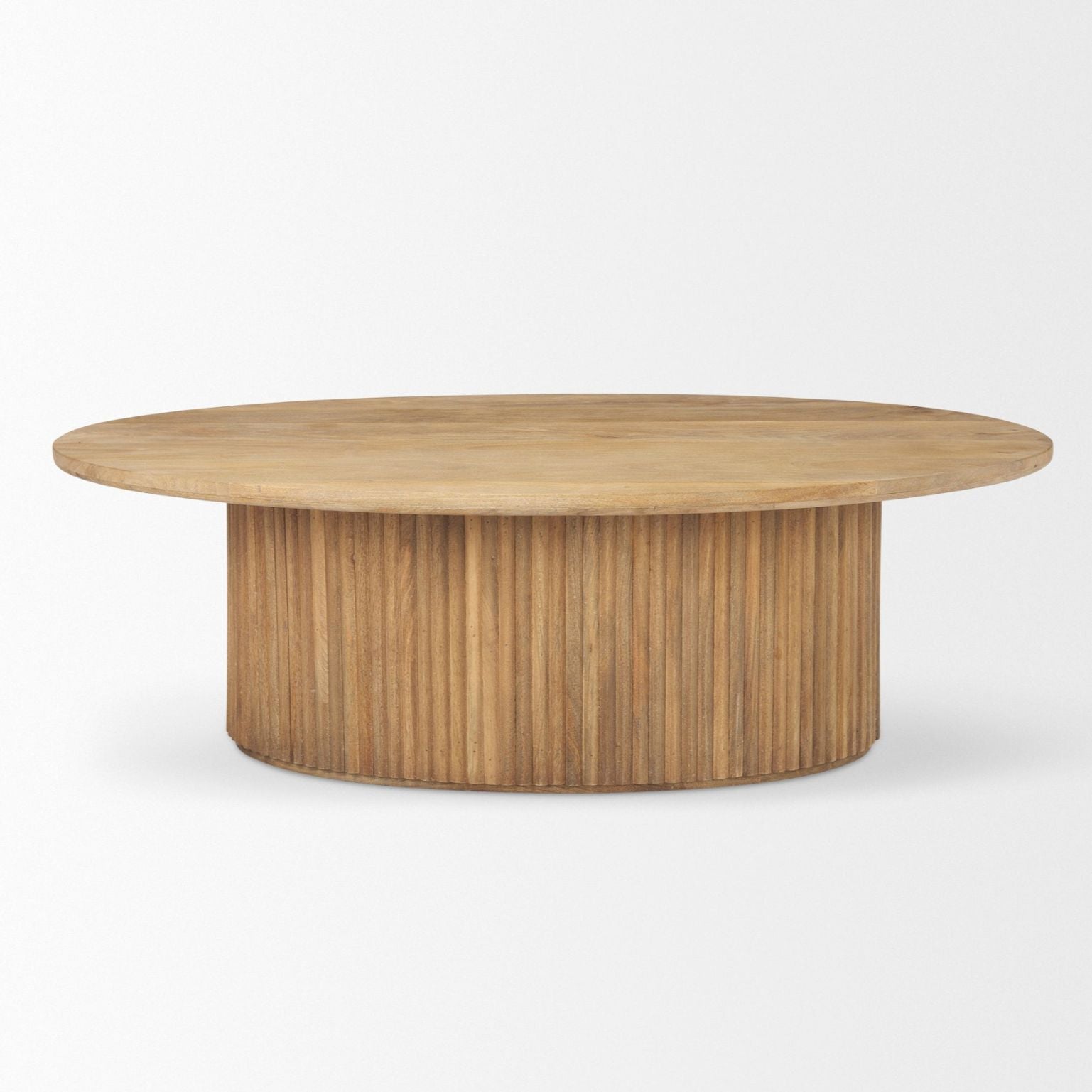 Mercana Terra Fluted Wood Coffee Table