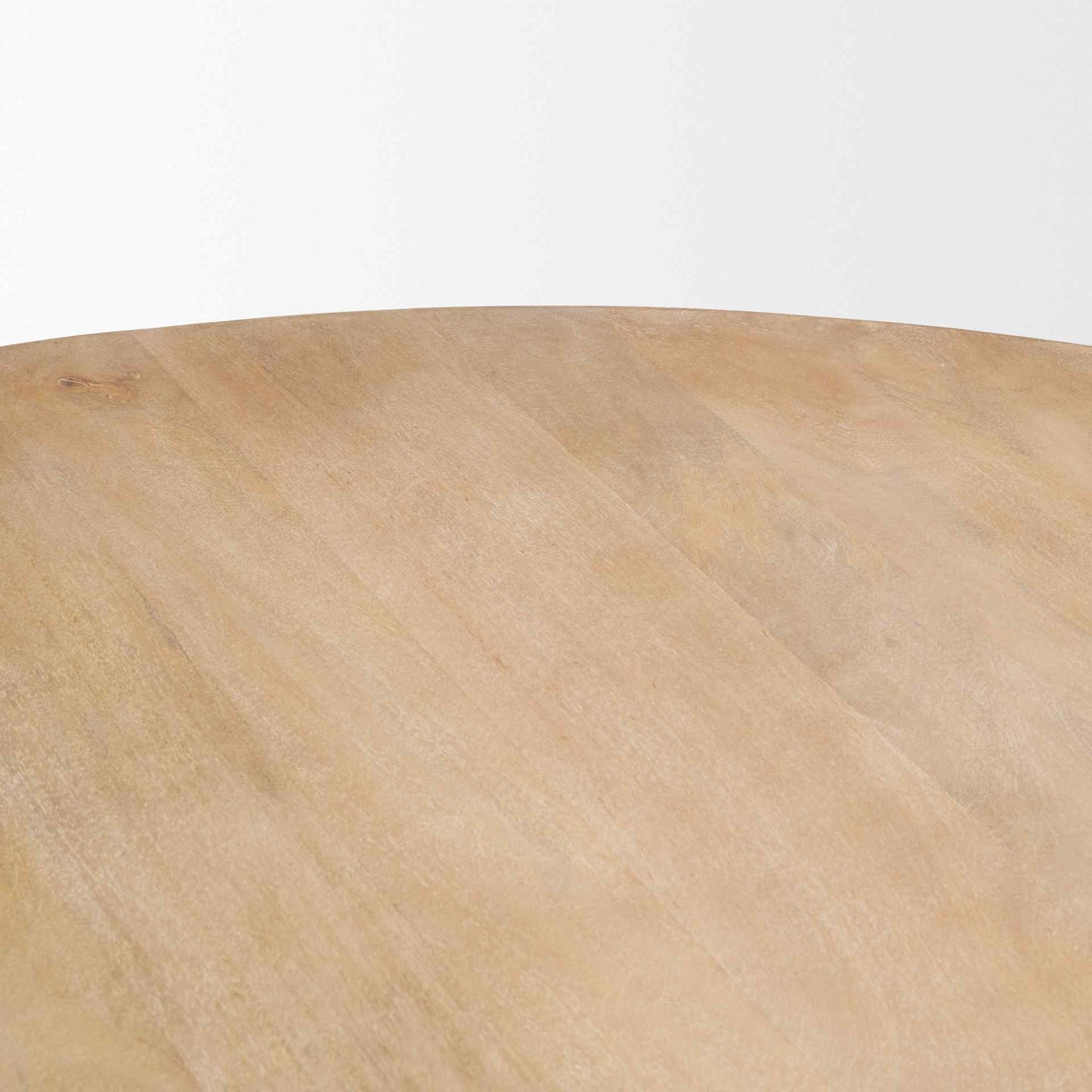 Mercana Terra Wood Fluted Round Dining Table