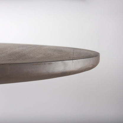 Mercana Terra Wood Fluted Round Dining Table