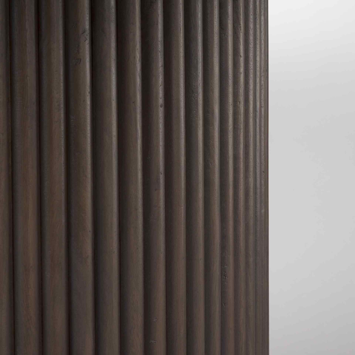 Mercana Terra Wood Fluted Round Dining Table