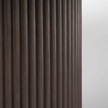 Mercana Terra Wood Fluted Round Dining Table