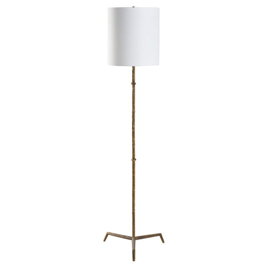 Textured Metal Floor Lamp-Floor Lamps-Chelsea House-LOOMLAN