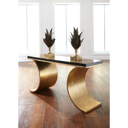 Chelsea House Thames Wood Top Console Table