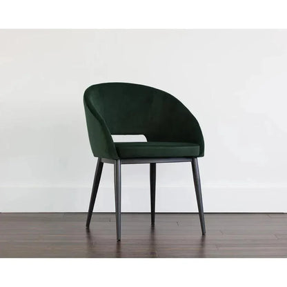 SUNPAN Thatcher Leather Armless Dining Armchair