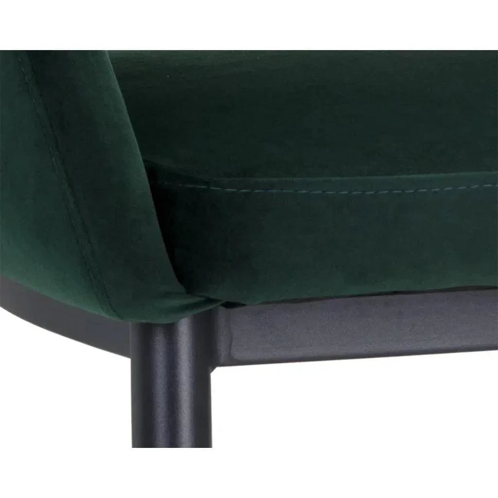 SUNPAN Thatcher Leather Armless Dining Armchair
