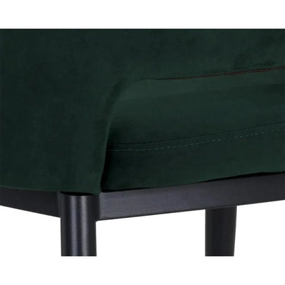 SUNPAN Thatcher Leather Armless Dining Armchair