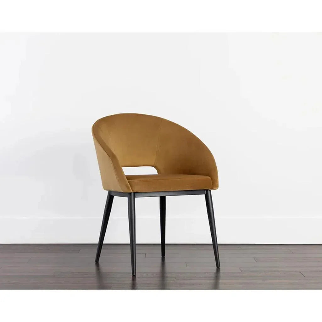 SUNPAN Thatcher Leather Armless Dining Armchair