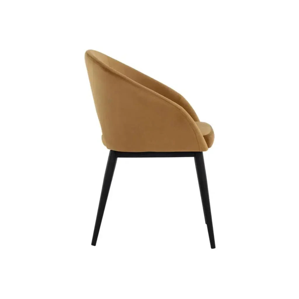 SUNPAN Thatcher Leather Armless Dining Armchair