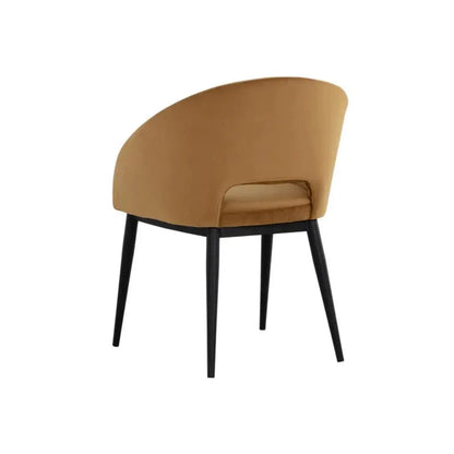 SUNPAN Thatcher Leather Armless Dining Armchair