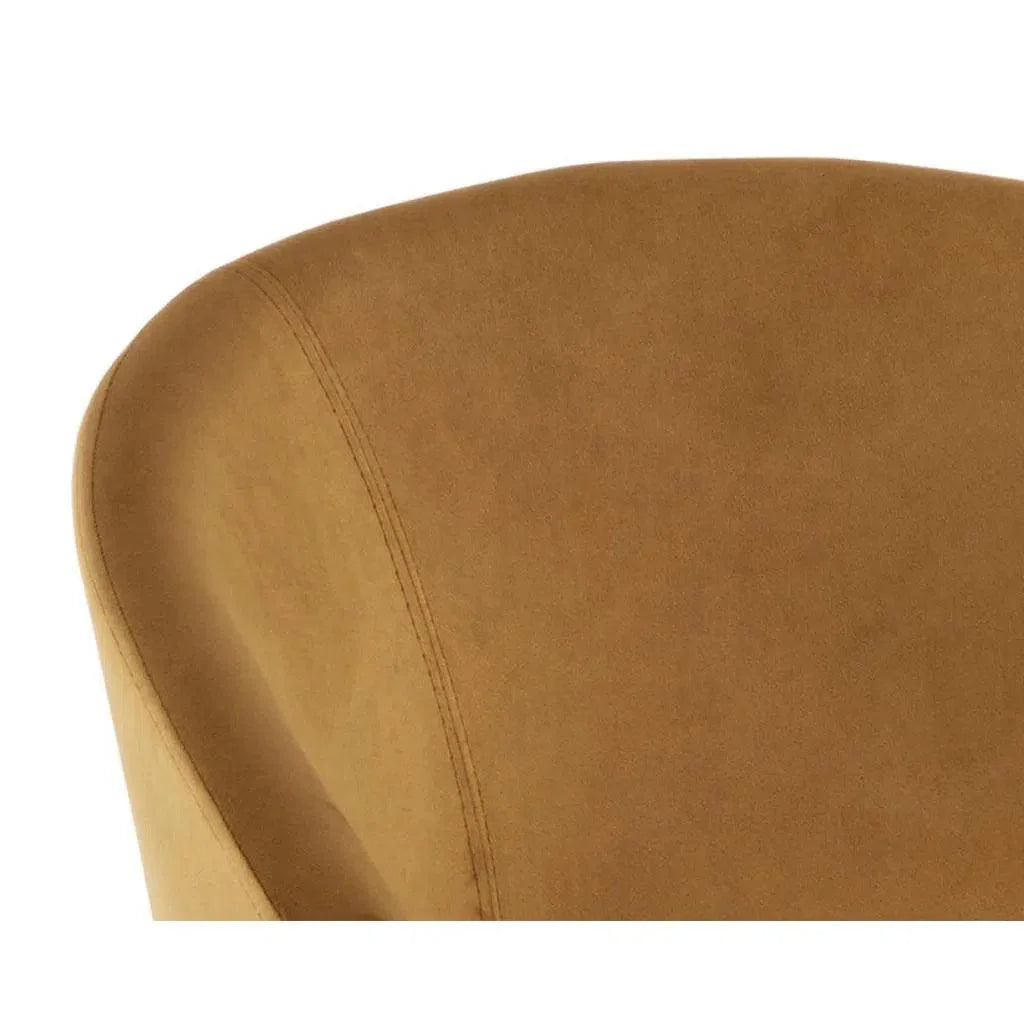 SUNPAN Thatcher Leather Armless Dining Armchair