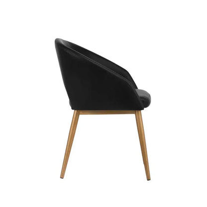 SUNPAN Thatcher Leather Armless Dining Armchair