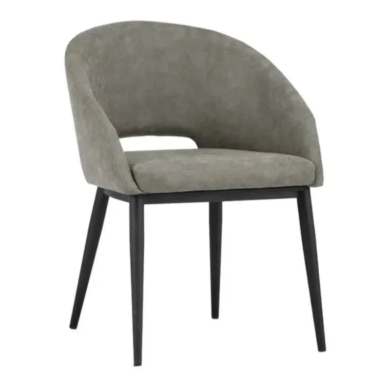 SUNPAN Thatcher Leather Armless Dining Armchair