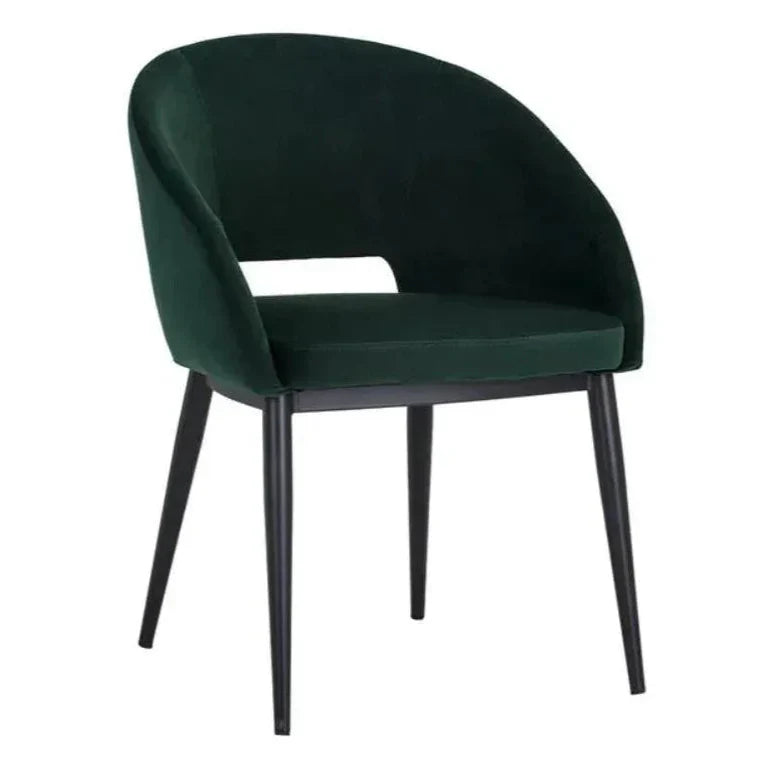 SUNPAN Thatcher Leather Armless Dining Armchair