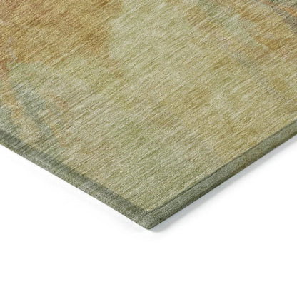 LOOMLAN Rugs Theodara Aloe Washable Indoor-Outdoor Rug