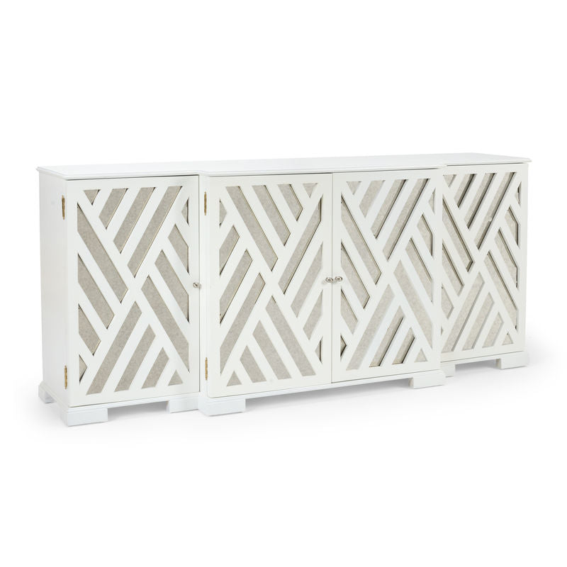 Chelsea House Tidewater Wooden White Sideboard