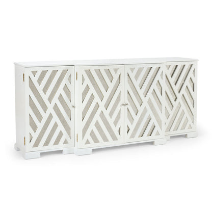 Chelsea House Tidewater Wooden White Sideboard