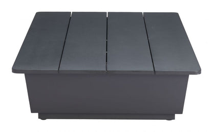 Zuo Modern Tien Aluminum Black Coffee Table