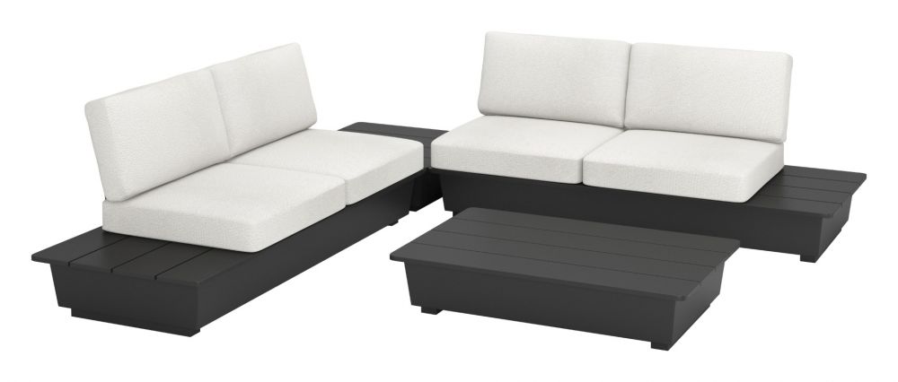 Zuo Modern Tien Aluminum Square Side Table