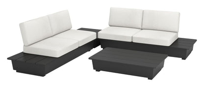 Zuo Modern Tien Aluminum Square Side Table