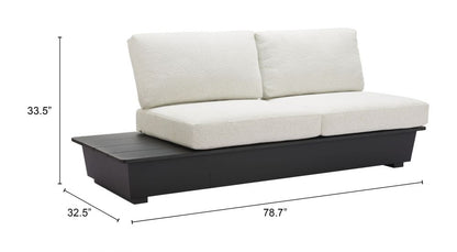 Zuo Modern Tien Olefin Fabric Outdoor Loveseat