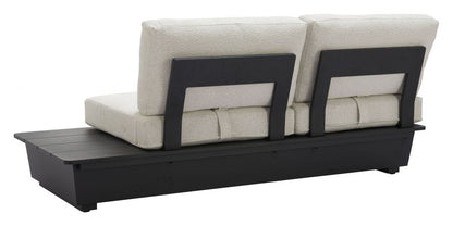 Zuo Modern Tien Olefin Fabric Outdoor Loveseat