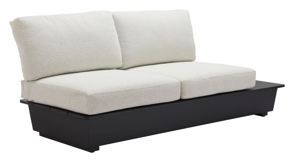 Zuo Modern Tien Olefin Fabric Outdoor Loveseat