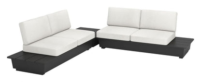 Zuo Modern Tien Olefin Fabric Outdoor Loveseat