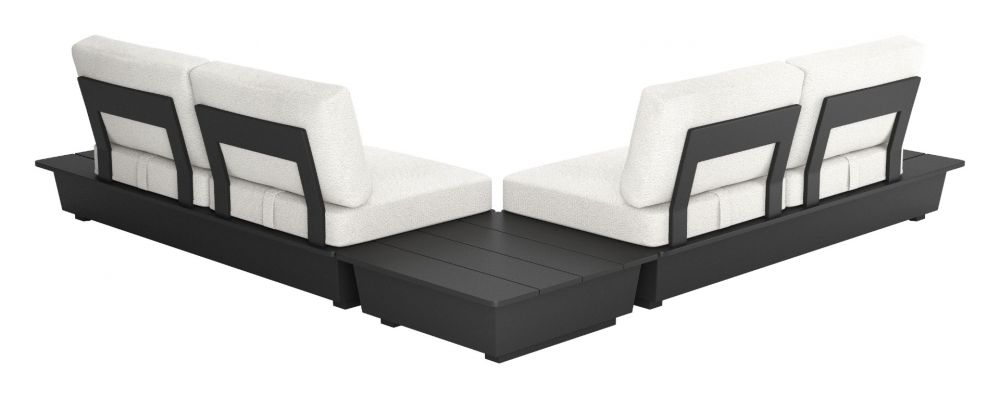 Zuo Modern Tien Olefin Fabric Outdoor Loveseat