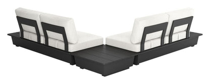 Zuo Modern Tien Olefin Fabric Outdoor Loveseat