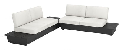 Zuo Modern Tien Olefin Fabric Outdoor Loveseat