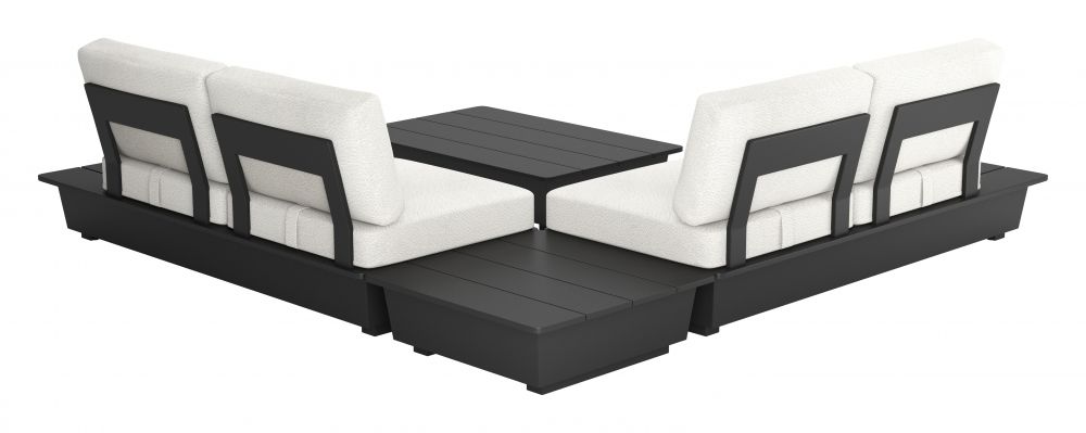 Zuo Modern Tien Olefin Fabric Outdoor Loveseat