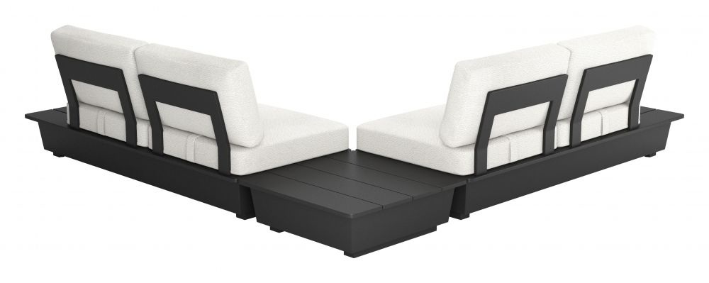 Zuo Modern Tien Olefin Fabric Outdoor Loveseat