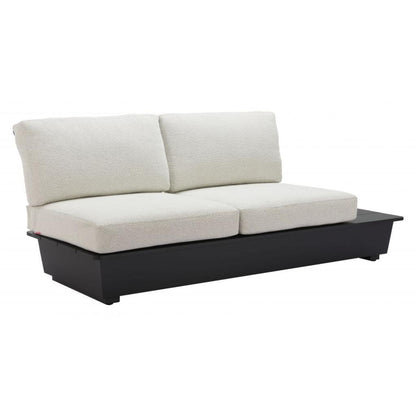 Zuo Modern Tien Olefin Fabric Outdoor Loveseat