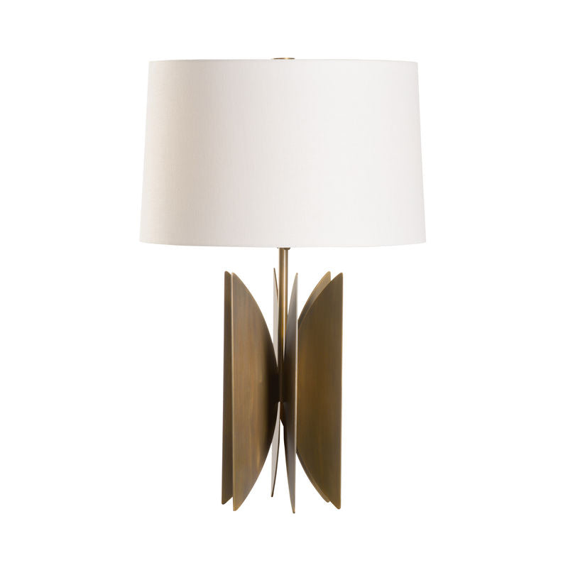 Wildwood Tilling Antique Brass Base Table Lamp