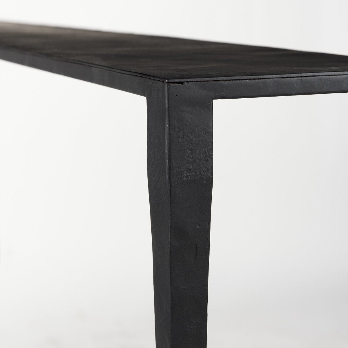 Mercana Timothy Iron Black Console Table