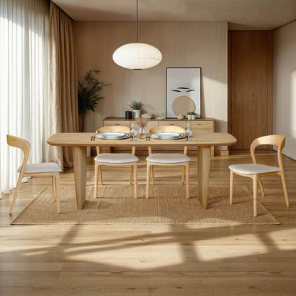LH Home Tonic Wood Rectangular Dining Table