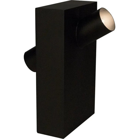 Noir Topo Lamp, Black Steel