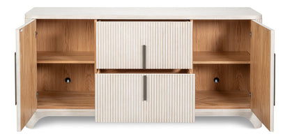 Sarreid Topsail Two Drawers Wood Credenza