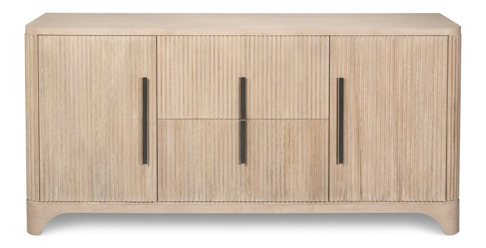 Sarreid Topsail Two Drawers Wood Credenza
