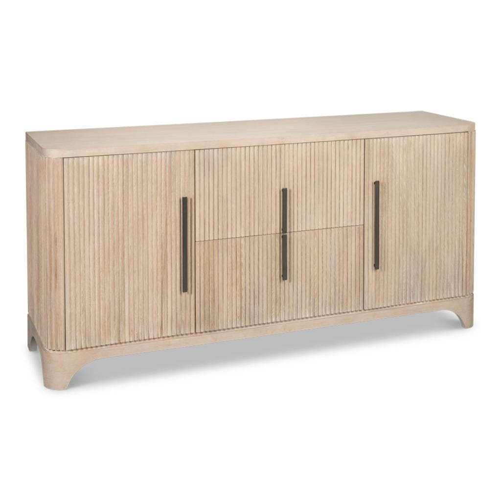 Sarreid Topsail Two Drawers Wood Credenza